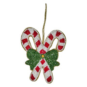 Weihnachtsanhänger "Candy Cane" - 13x10 cm (Bunt) Rice