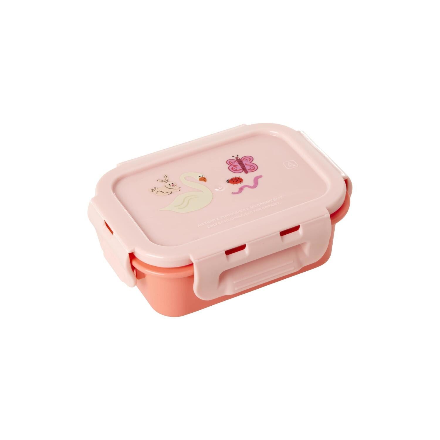 Lunchbox "Wildlife" - S (Pink) Rice