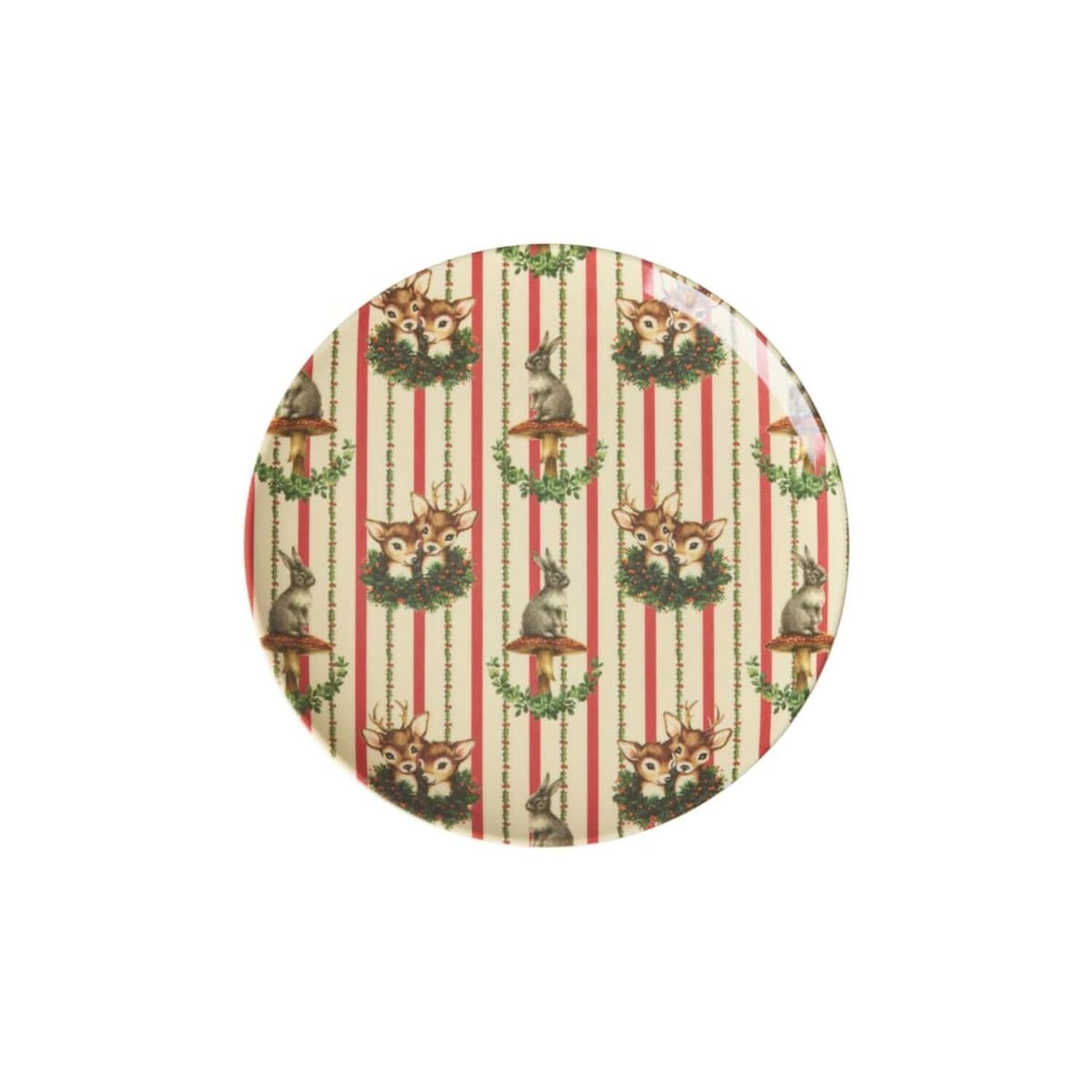 rice Melamin Tortenplatte "Sweet Forest" - S (Creme)