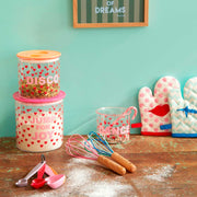 Melamin Messlöffel in Herz-Form - 4er-Set (Orange/Bunt) Rice