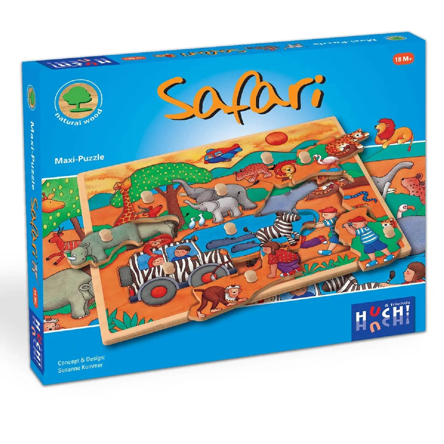Knopfpuzzle "Safari" (Holz) von HUCH