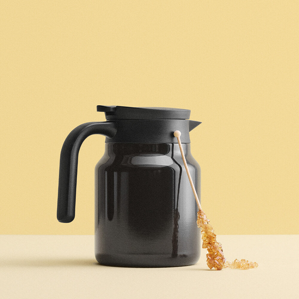 Isolierkanne "THERM-IT" - 0,9 l (Schwarz)
