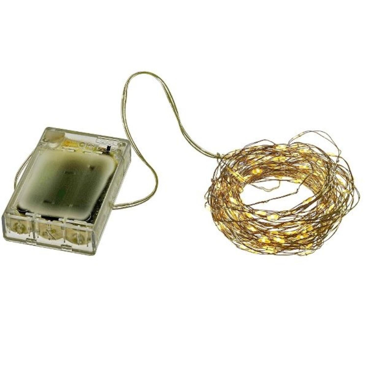 96er LED Lichterkette - 9,6 m (Silber)