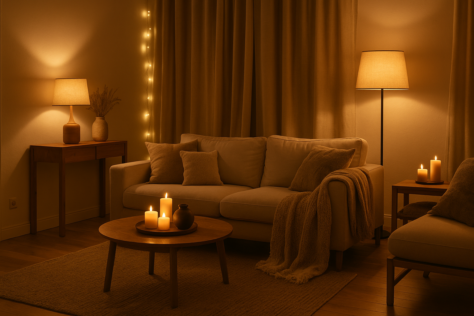 Gemütliches Licht: 7 Tipps für ein stimmungsvolles Wohnzimmer