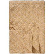 Steppdecke mit beigem Blumenmuster, 180x130 cm, bunt, gesteppte Oberfläche