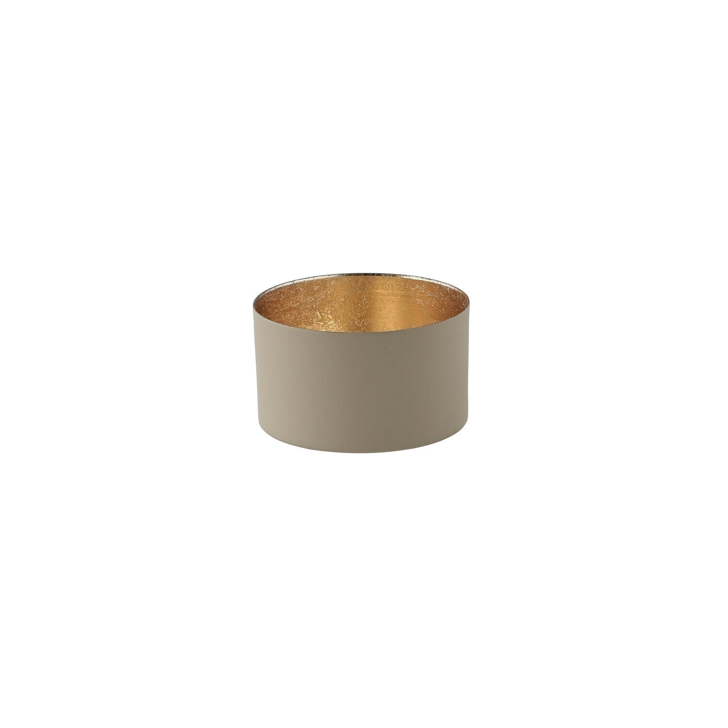 Windlicht "Chennai" - S (Beige/Gold)