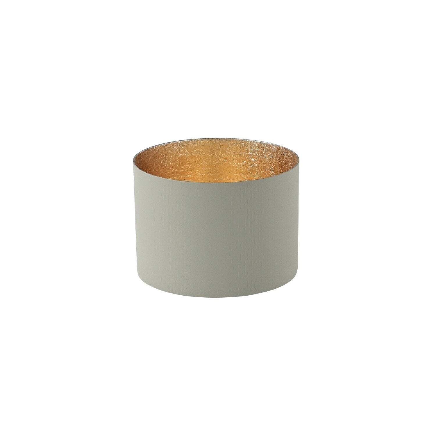 Windlicht "Chennai" - M (Grau/Gold)