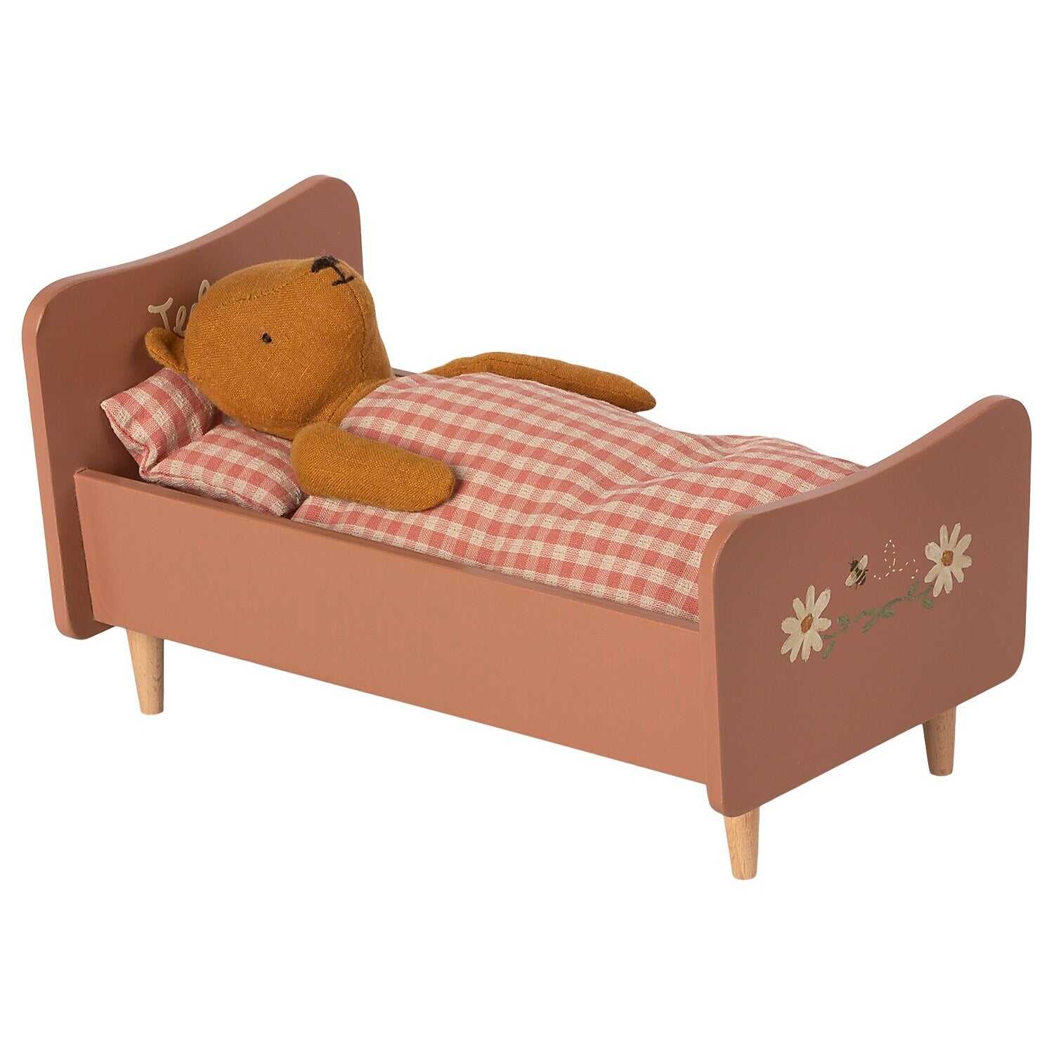 Holzbett "Teddy-Mama" (Rose)