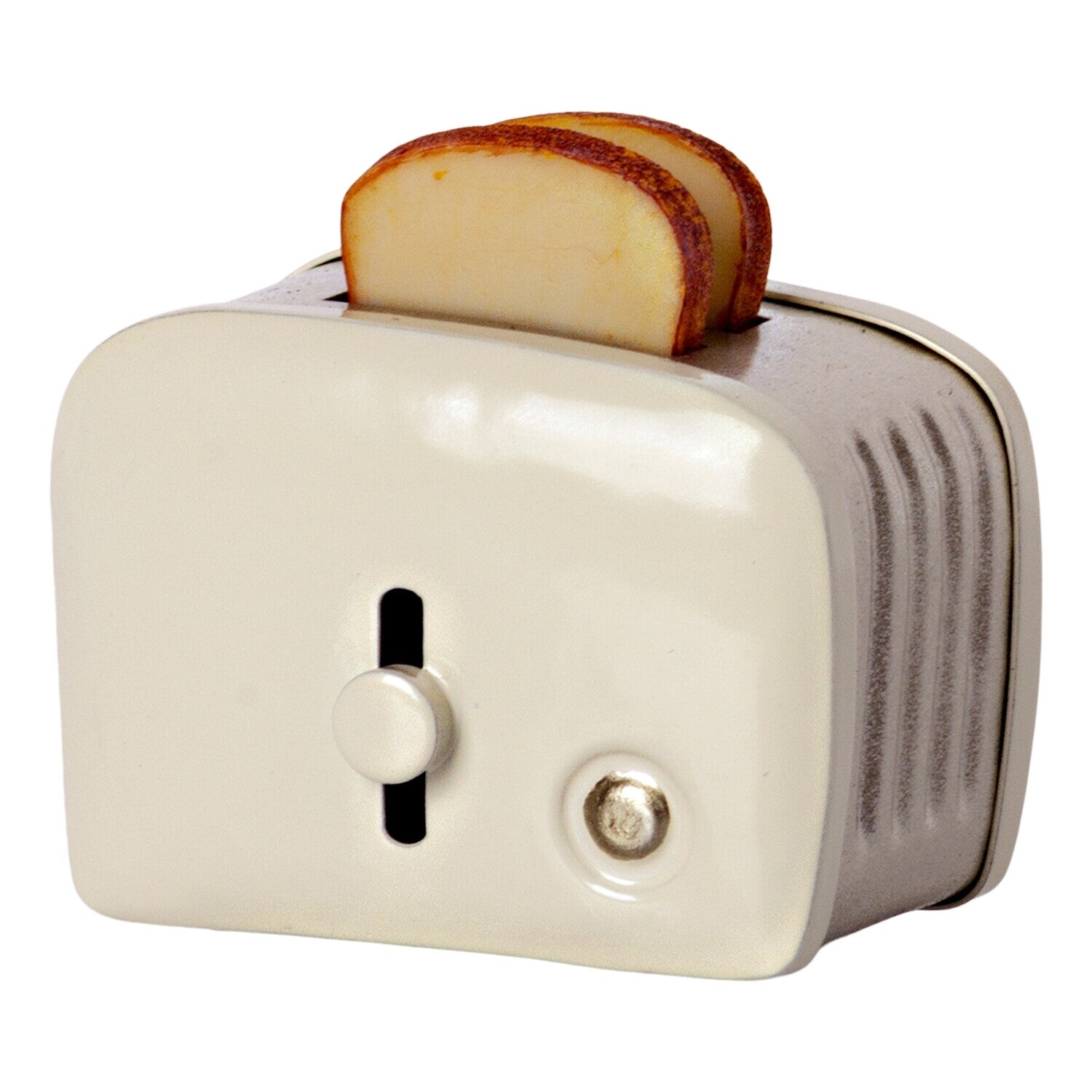 Spielzeug-Toaster mit Brot (Off White)