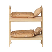 Etagenbett für Maus - 9x14,5x17,5 cm (Beige)