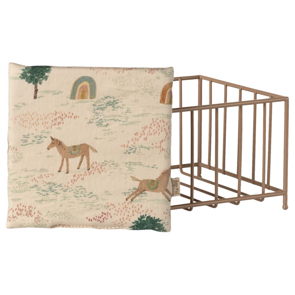 Miniatur Gitterbett - Mikro (Dunkles Powder)