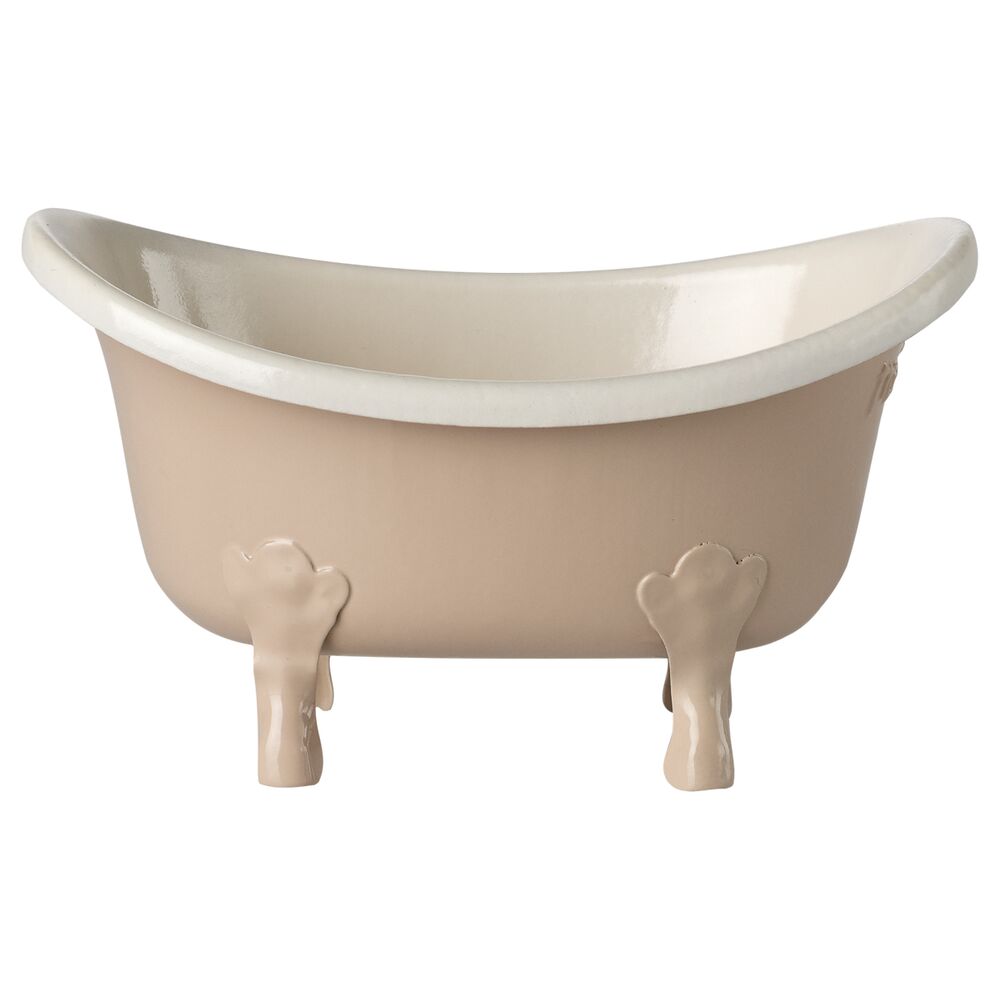 Miniatur Badewanne für Maus - 6x10,5x6 cm (Rosa)
