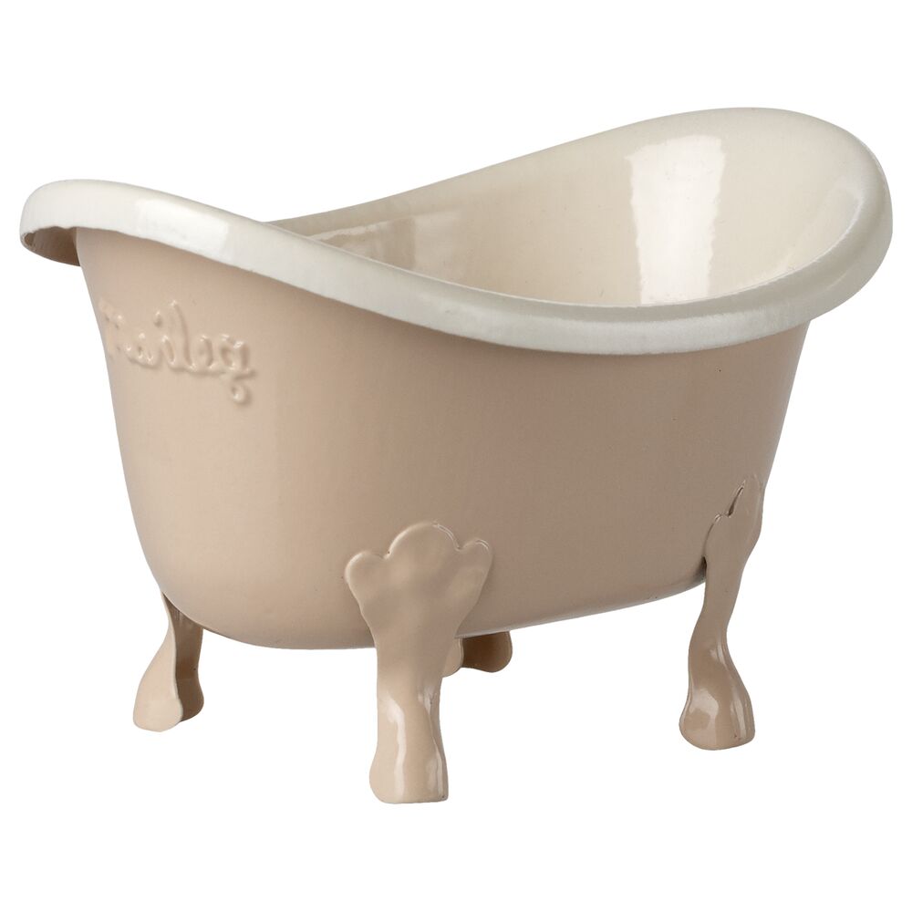 Miniatur Badewanne für Maus - 6x10,5x6 cm (Rosa)