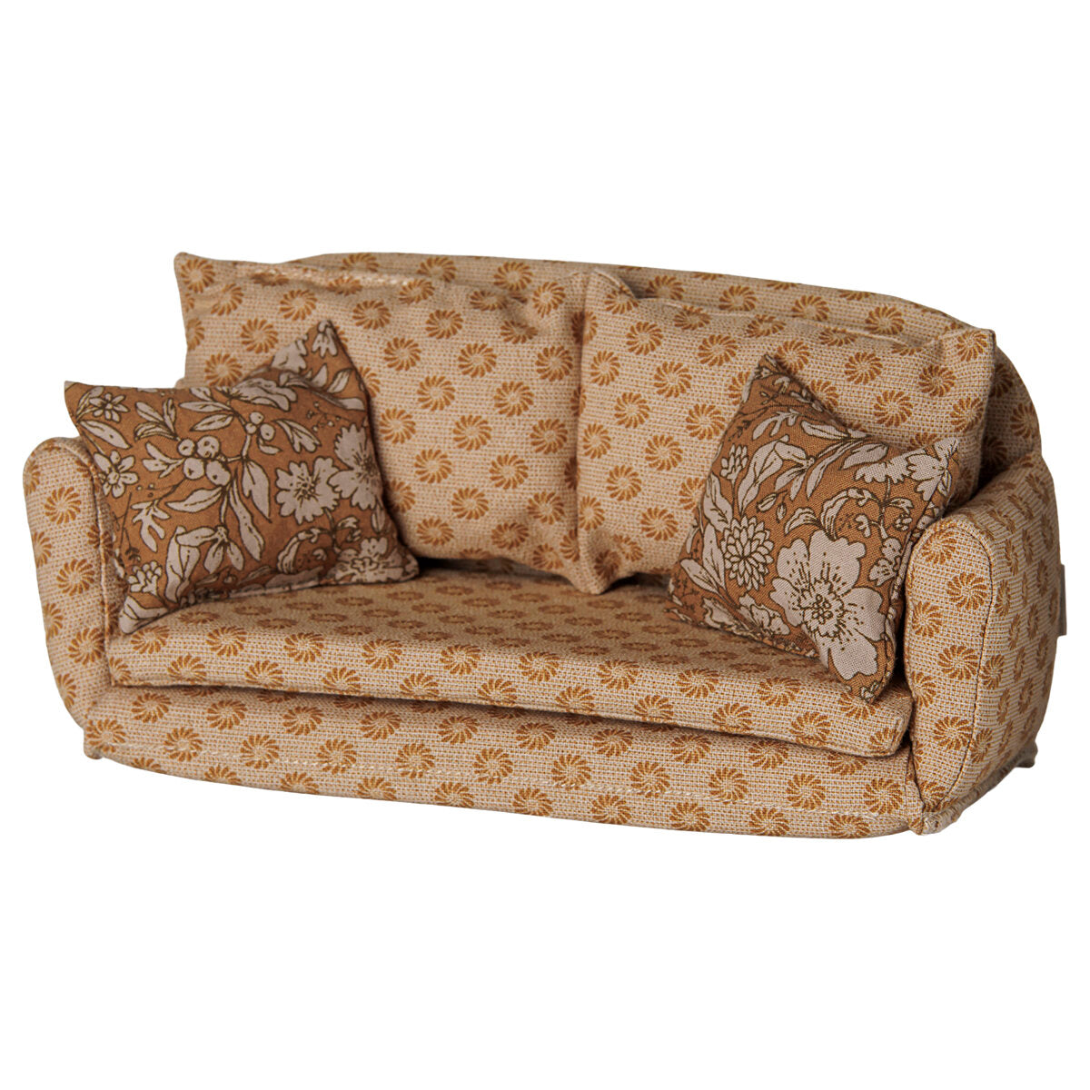 Miniatur Schlafsofa für Maus - Groß (Ocker)