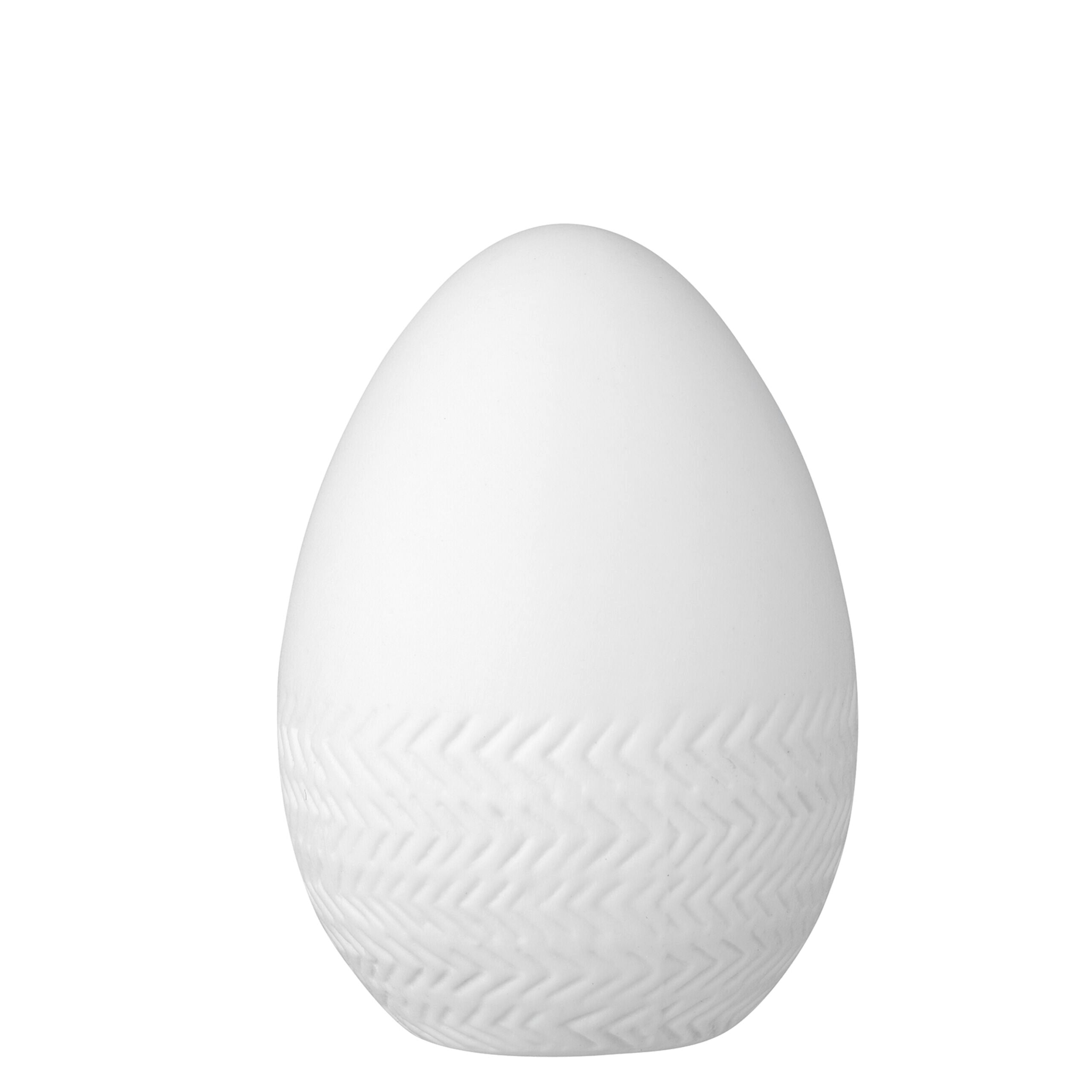 Porzellaneier "Frühlingsboten" im 4er-Set - 6x9 cm (Weiß) räder Design