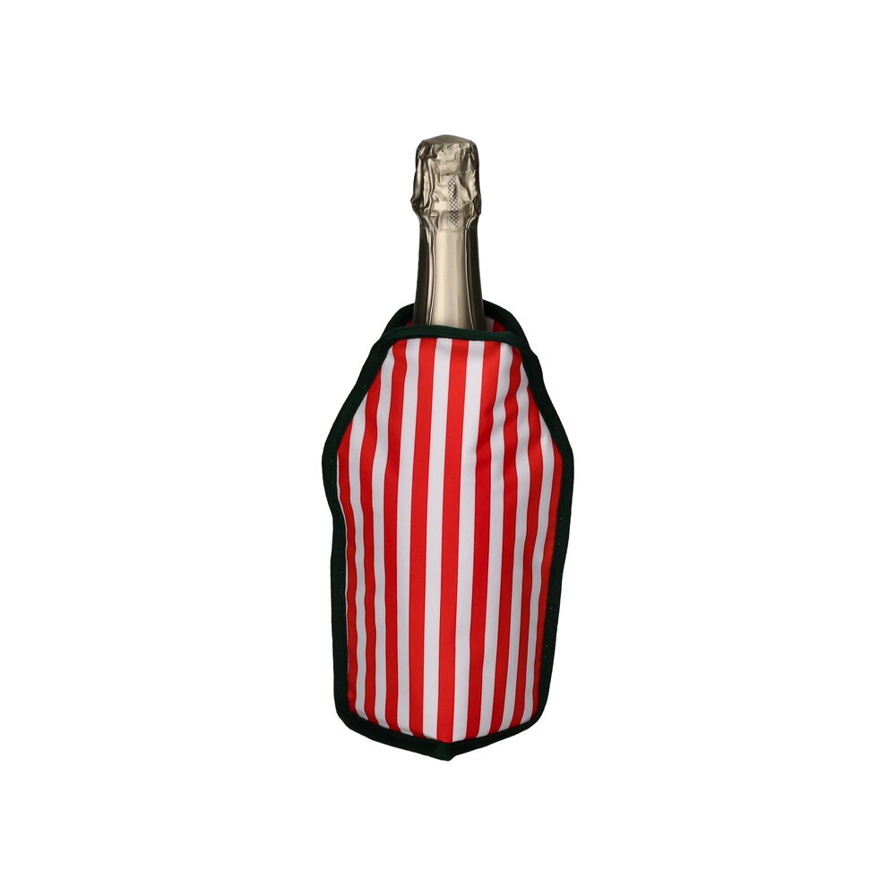 Kühlmanschette "Froid - La dolce Vino Italia" - 16x2x23,5 cm (Rot/Weiß)