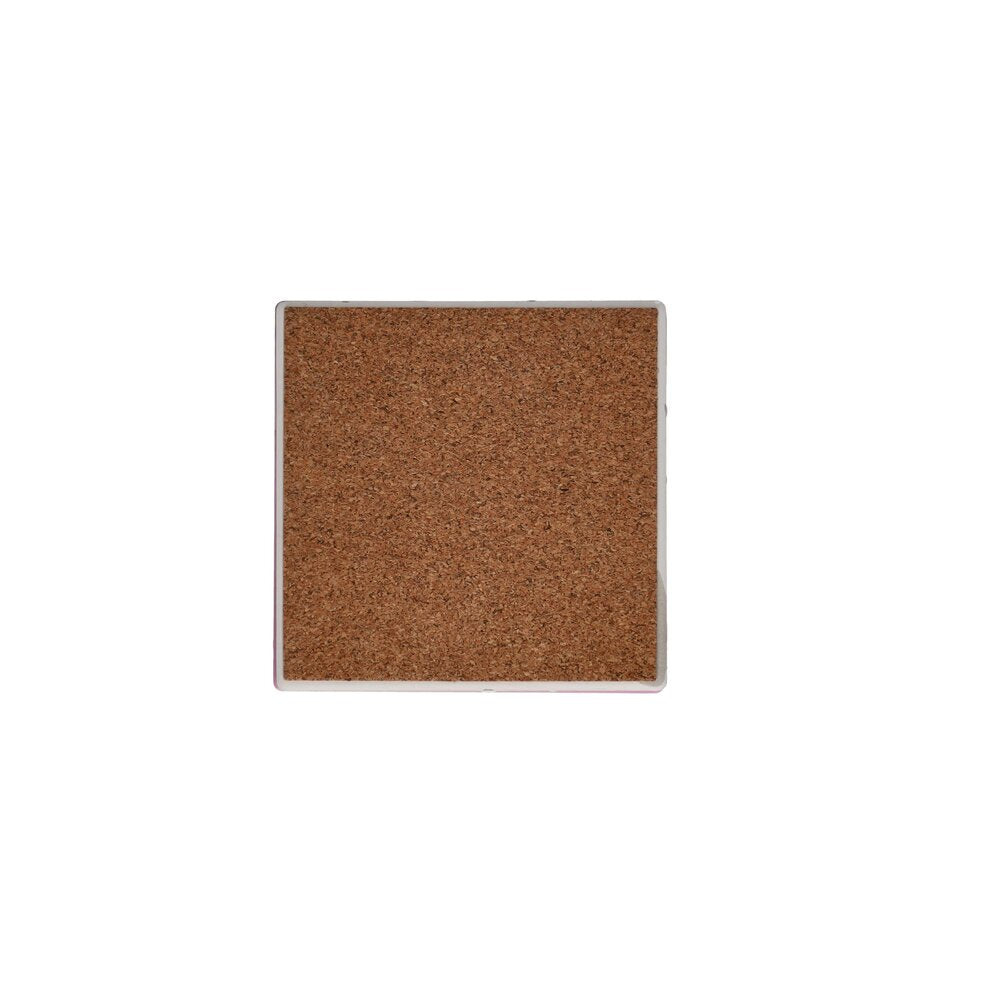 Untersetzer "Love Tiles - Coffee Lover" - 11x0,6x11cm (Blau)