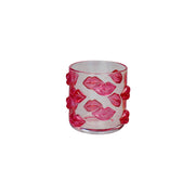Windlcht "L'amour - Lippen" - 9 cm (Transparent)