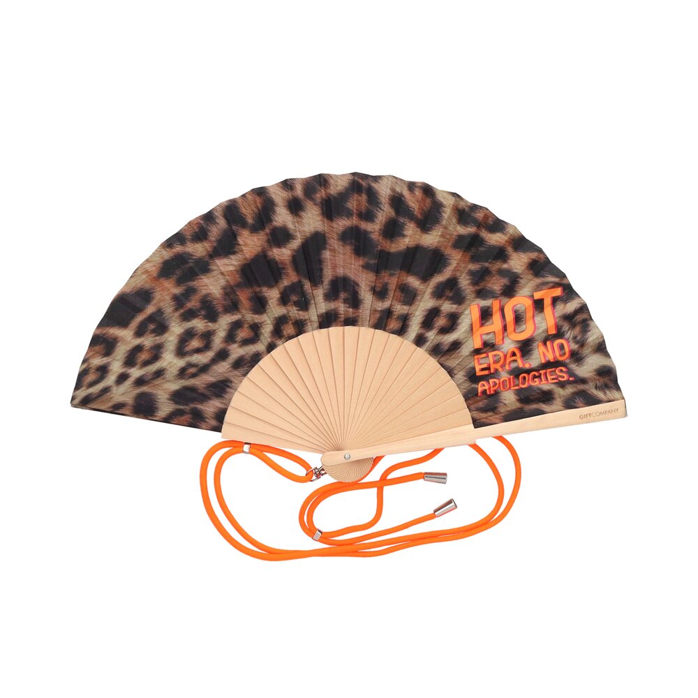 Fächer "Fififan - Leo Hot Era" - 42x23x3 cm (Braun)
