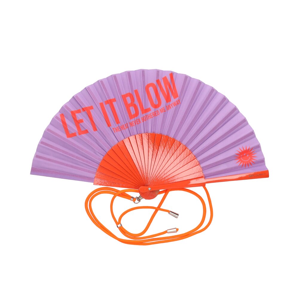 Fächer "Fififan - Let it Blow" - 42 cm (Lila)