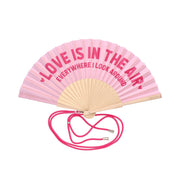 Fächer "Fififan - Love is in the Air" - 42 cm (Rosa)
