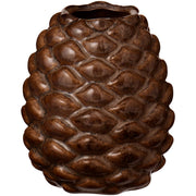 Vase "Zapfen" - 8,3x9,8 cm (Braun)