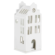Mini Lichthaus "LIVING - Stadthaushaus" - 5,5x6x10,5 cm  (Weiß) räder Design