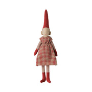 Pixy/Wichtel "Mädchen - Kleid" - Größe 1 (Rot)