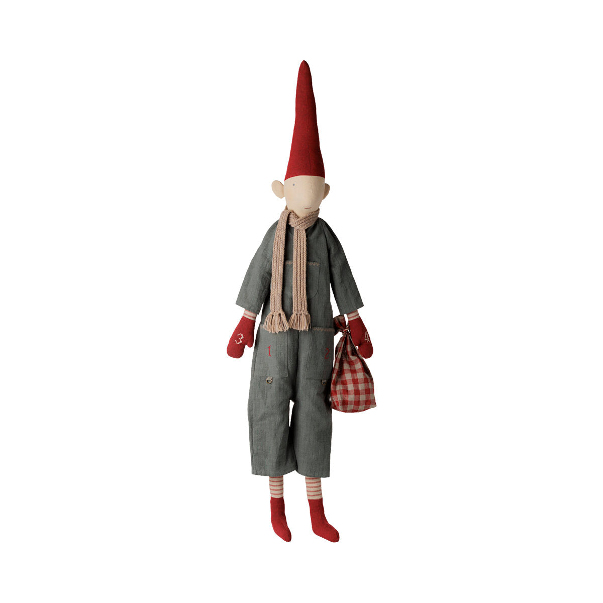Adventskalender "Pixy - Junge" - 107 cm (Blau/Rot)