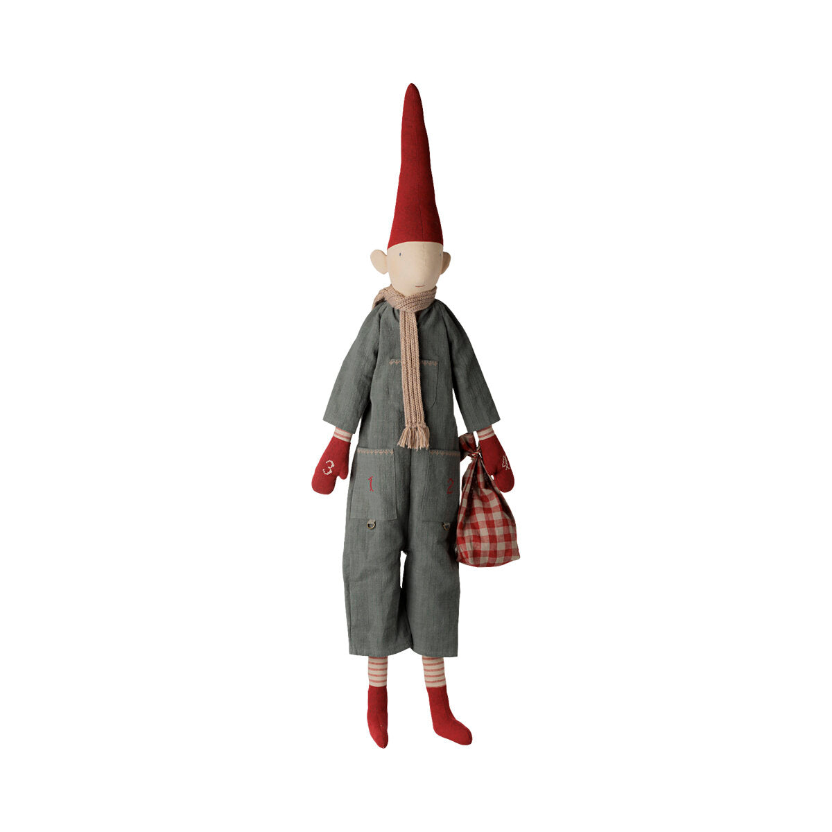 Adventskalender "Pixy - Junge" - 107 cm (Blau/Rot)