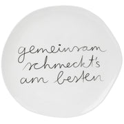 Teller Mix & Match "Gemeinsam schmeckt's am besten" - 22,5 cm räder Design