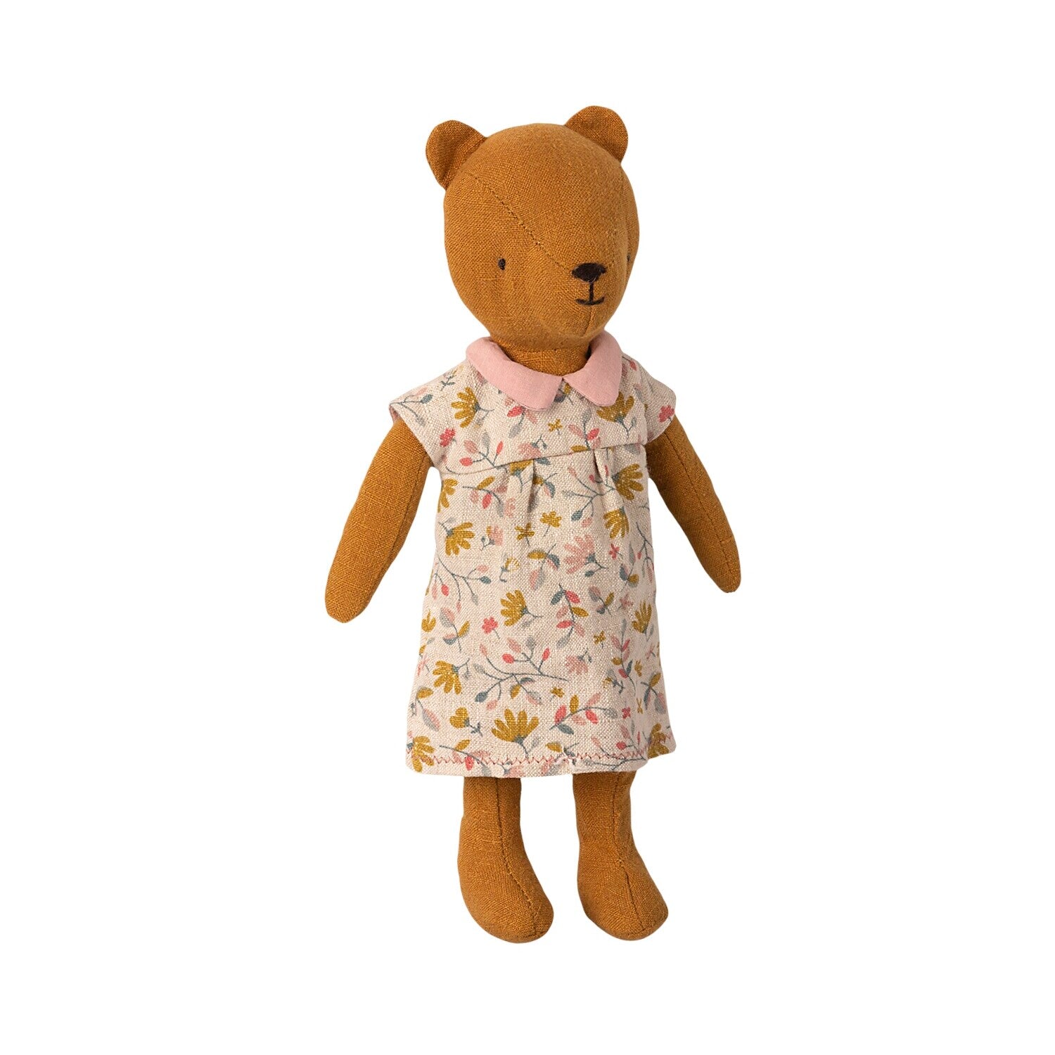Kleid "Blumen" für Teddy-Mama (Rosa)