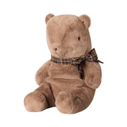 Kuscheltier Teddy "Plüsch" - Groß (Dunkelbraun)