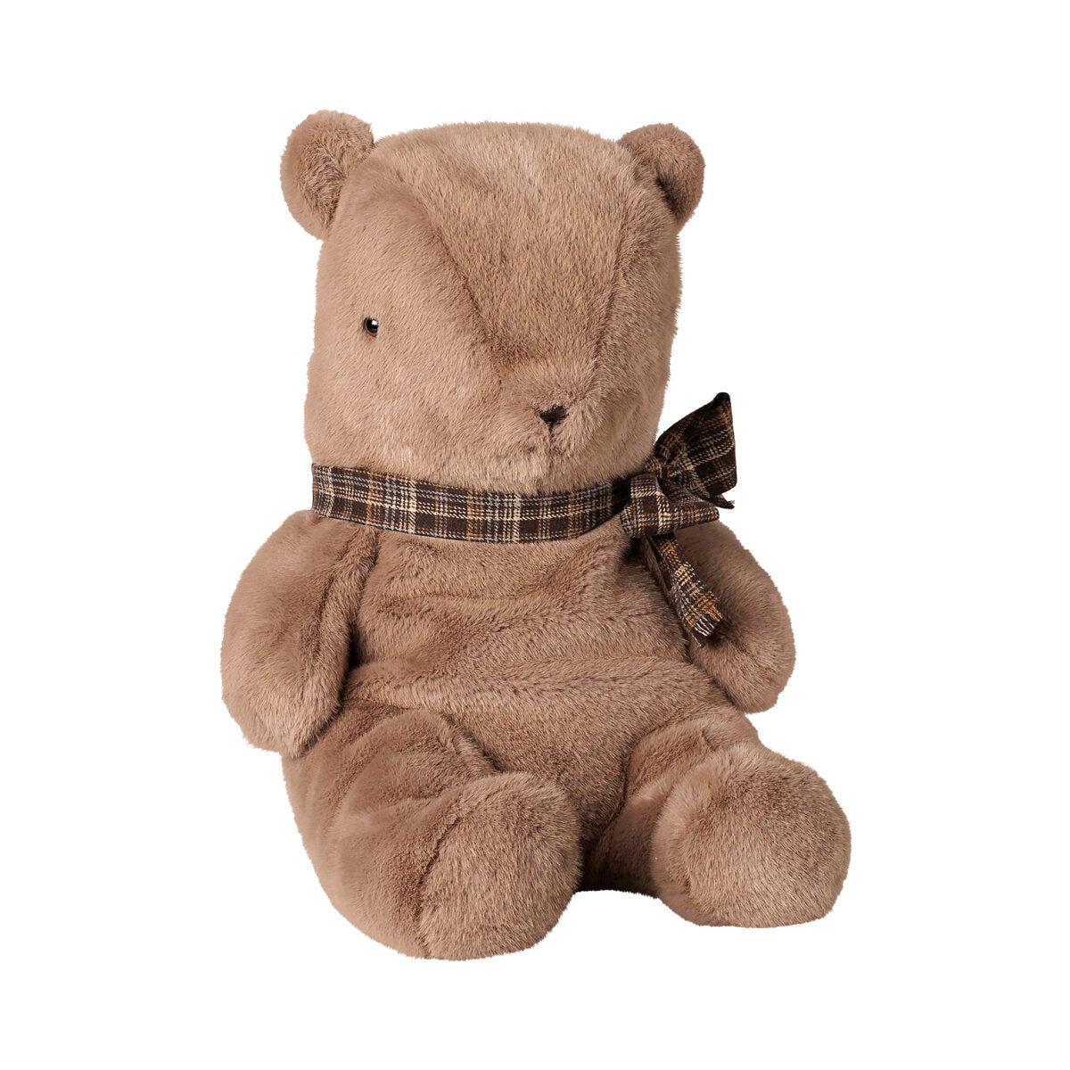 Kuscheltier Teddy "Plüsch" - Groß (Dunkelbraun)