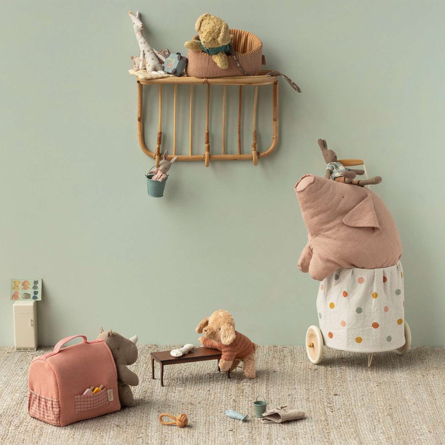 Stofftier "Polly Pork" - 49x31 cm (Rosa)