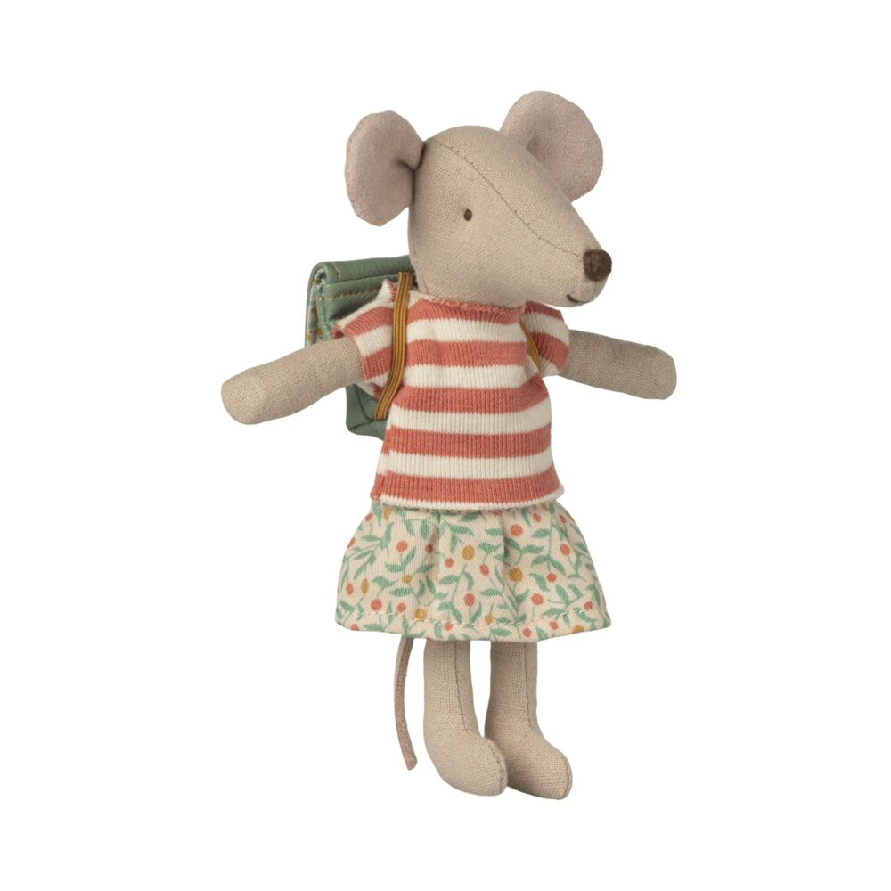 Dreirad-Maus - Große Schwester (Grün)