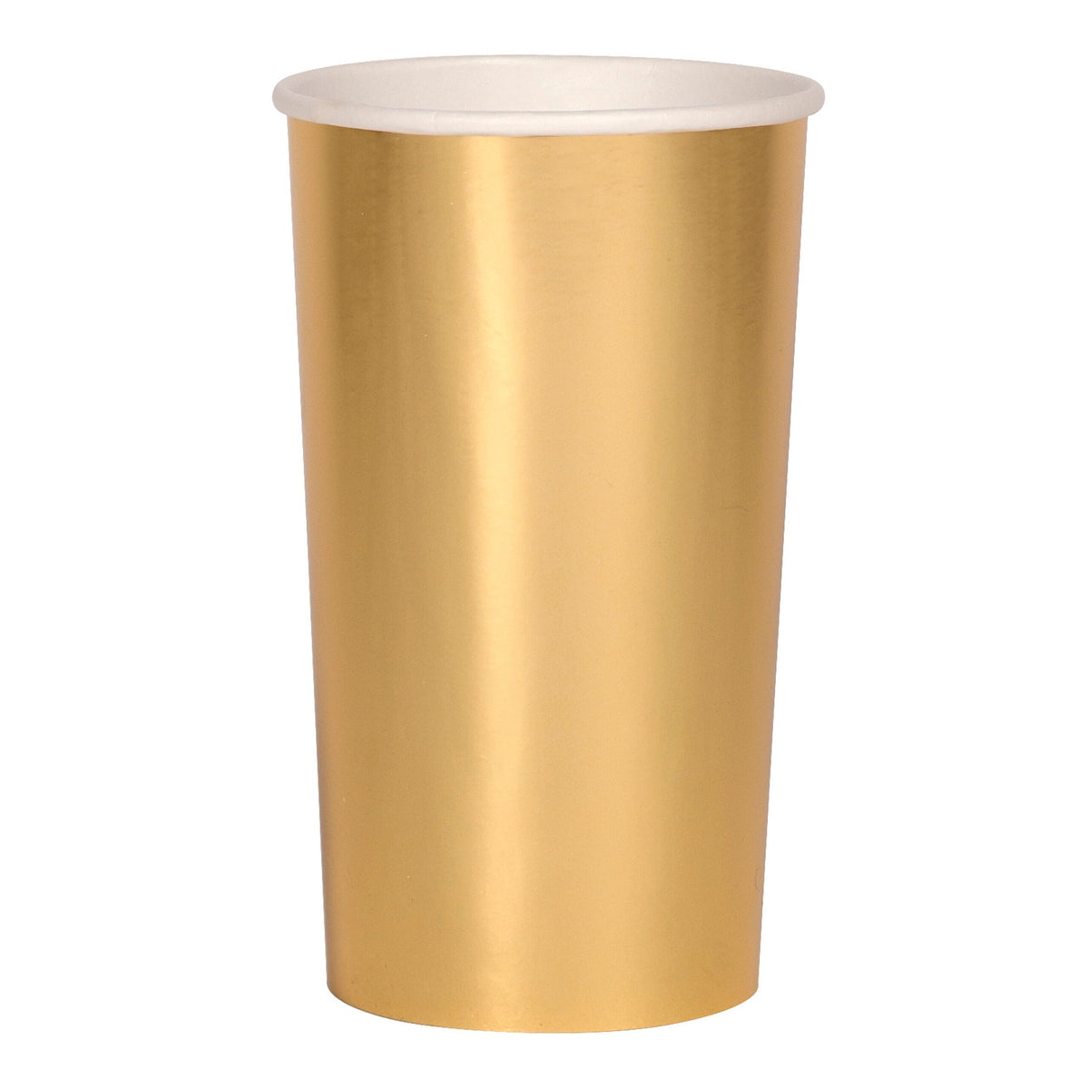 Papierbecher Gold Hoch
