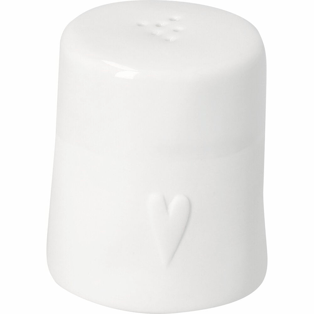 Salz- & Pfefferstreuer "Bon Appetit" - 4,5x5,3 cm (Weiß)