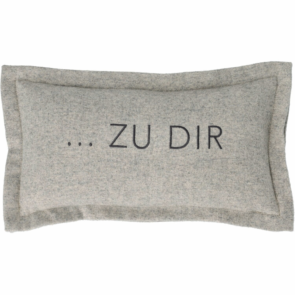 Traumkissen "Auf dem Weg zu dir" - 33x17 cm (Grau)