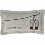 Traumkissen "Auf dem Weg zu dir" - 33x17 cm (Grau)