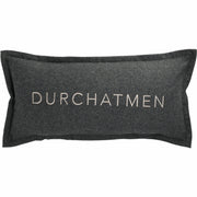 Tagtraumkissen "Durchatmen und entspannen" - 60x30 cm (Grau)