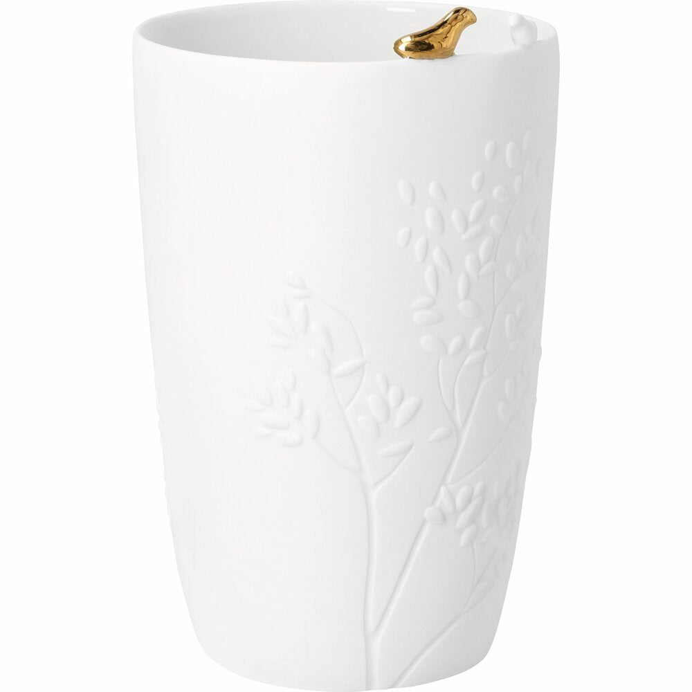 Vase "Goldvogel - Vogelpaar" - 11,5x18,6 cm