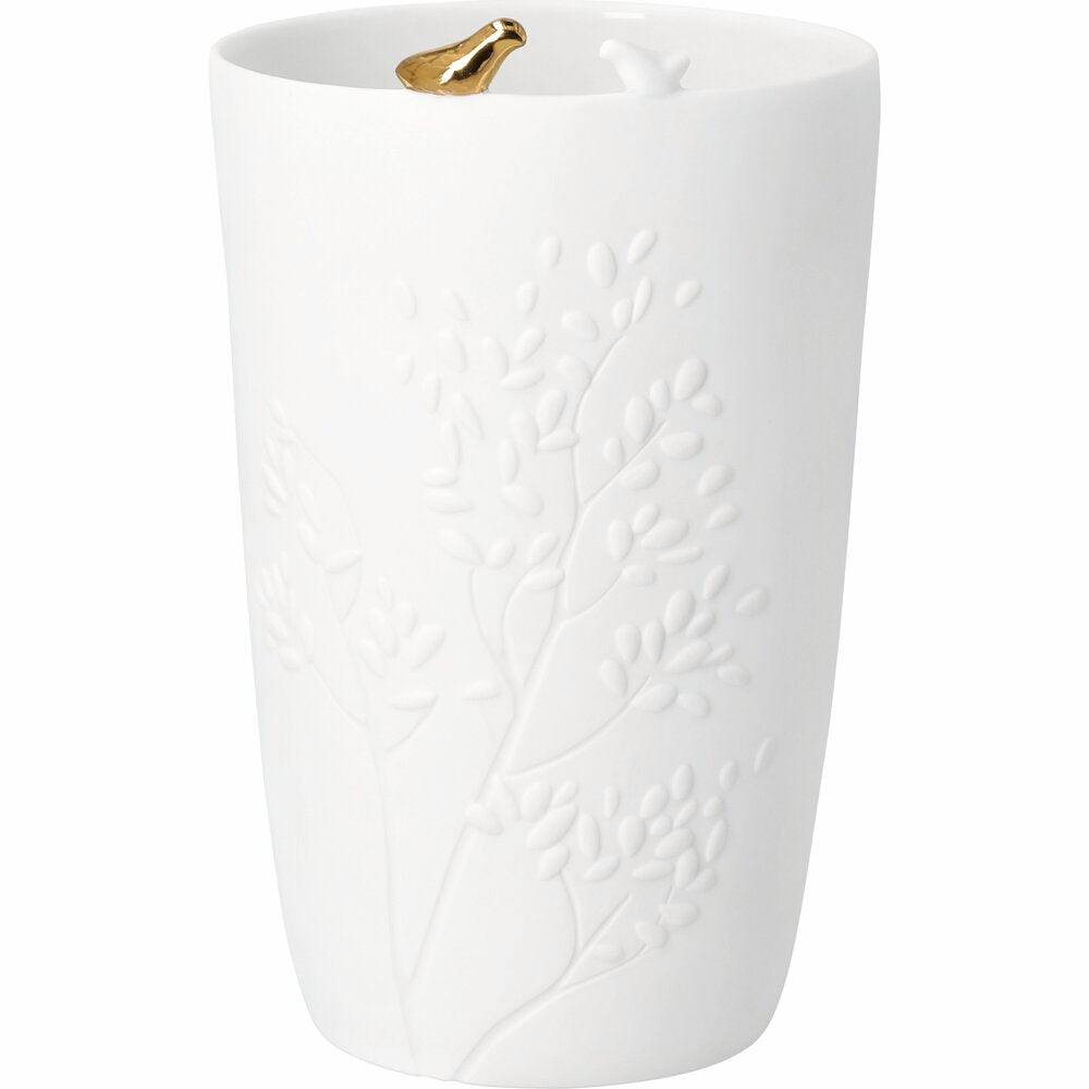 Vase "Goldvogel - Vogelpaar" - 11,5x18,6 cm