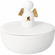 Dose "Kleiner Glücksbote" - 6x5,7 cm (Weiß)