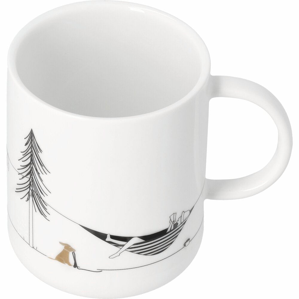 Geschenktasse "Hobby - Camping" - 8x10 cm