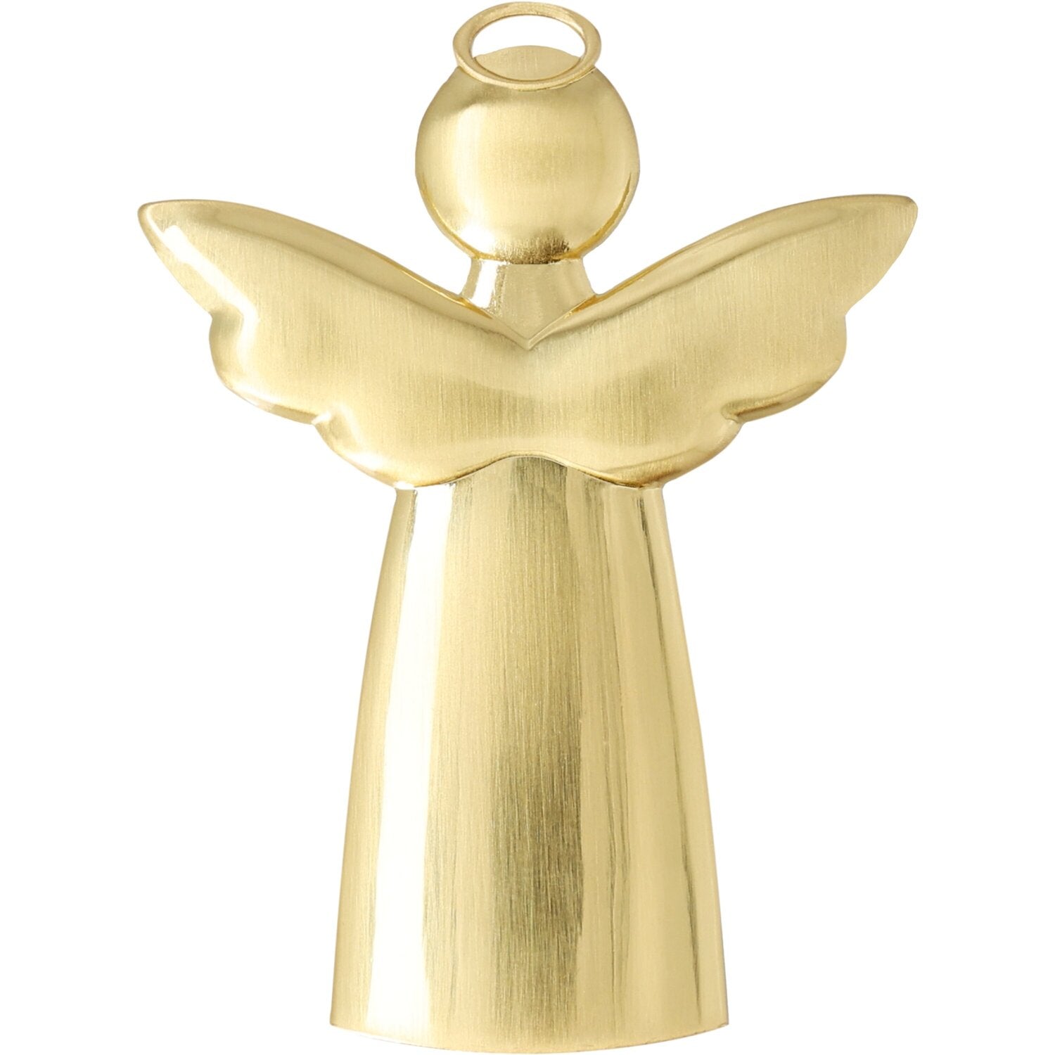 Metallengel "Immer an deiner Seite" - 7,3x5,3x0,7 cm (Gold)
