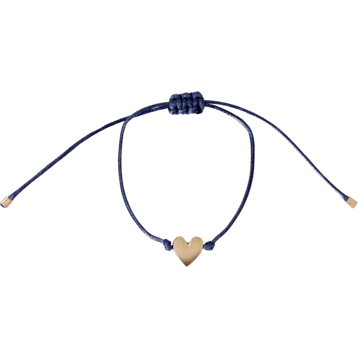Armband "Immer bei dir" im 2er-Set - 12 cm (Gold/Blau)