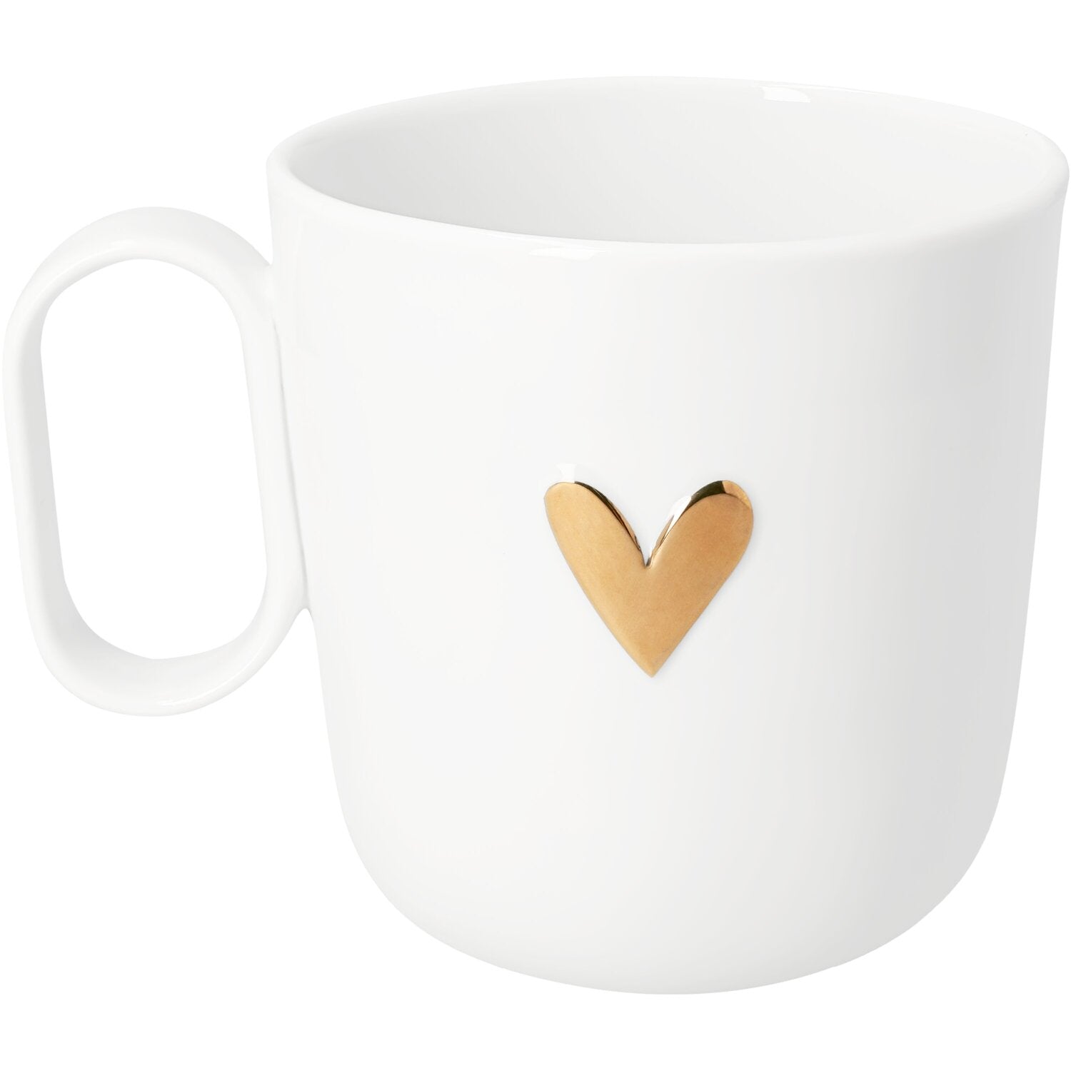 Tasse "Mum - Herz" - 12,7x9,4x10 cm (Weiß)
