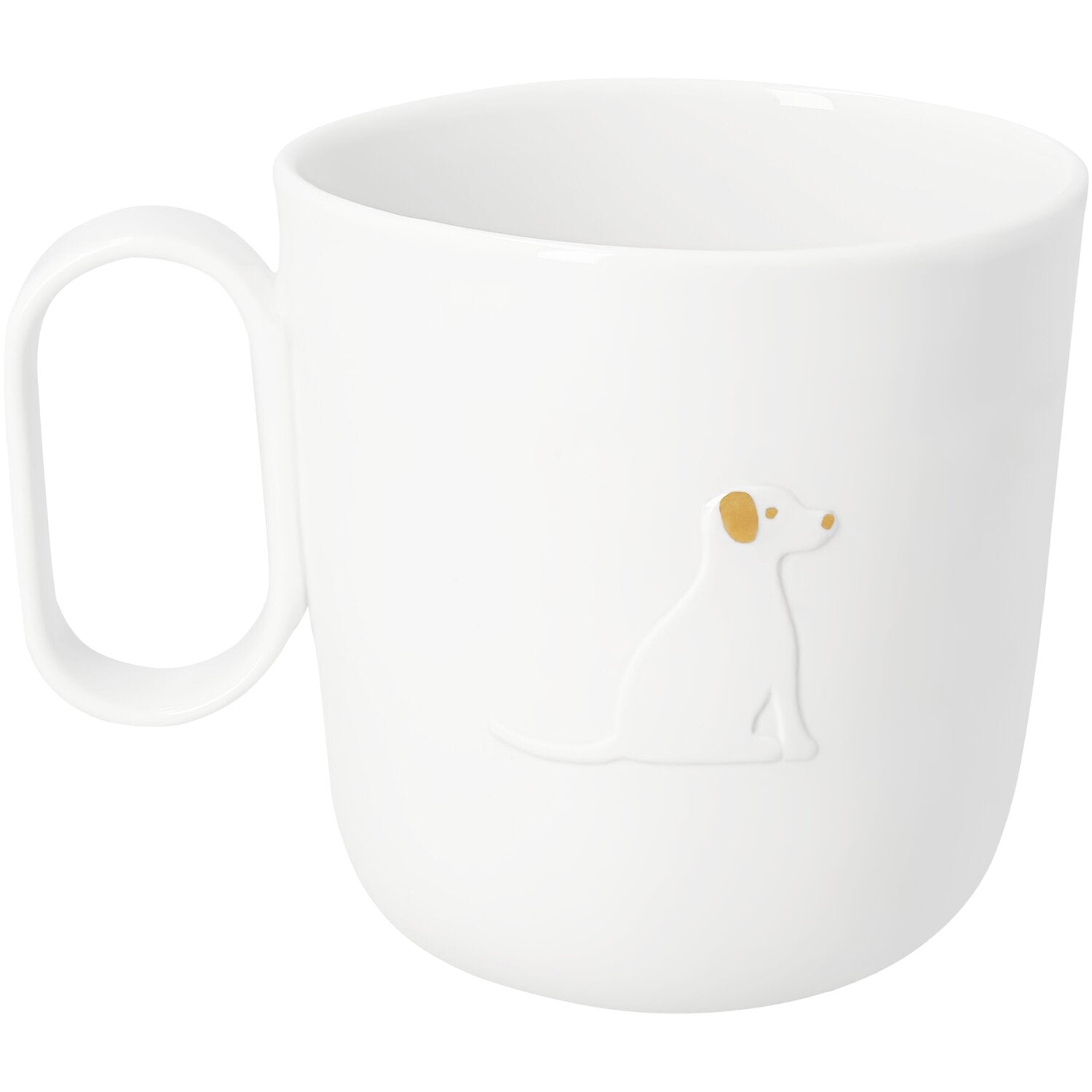Tasse "Super Duo - Hund" - 12,7x9,4x10 cm (Weiß)
