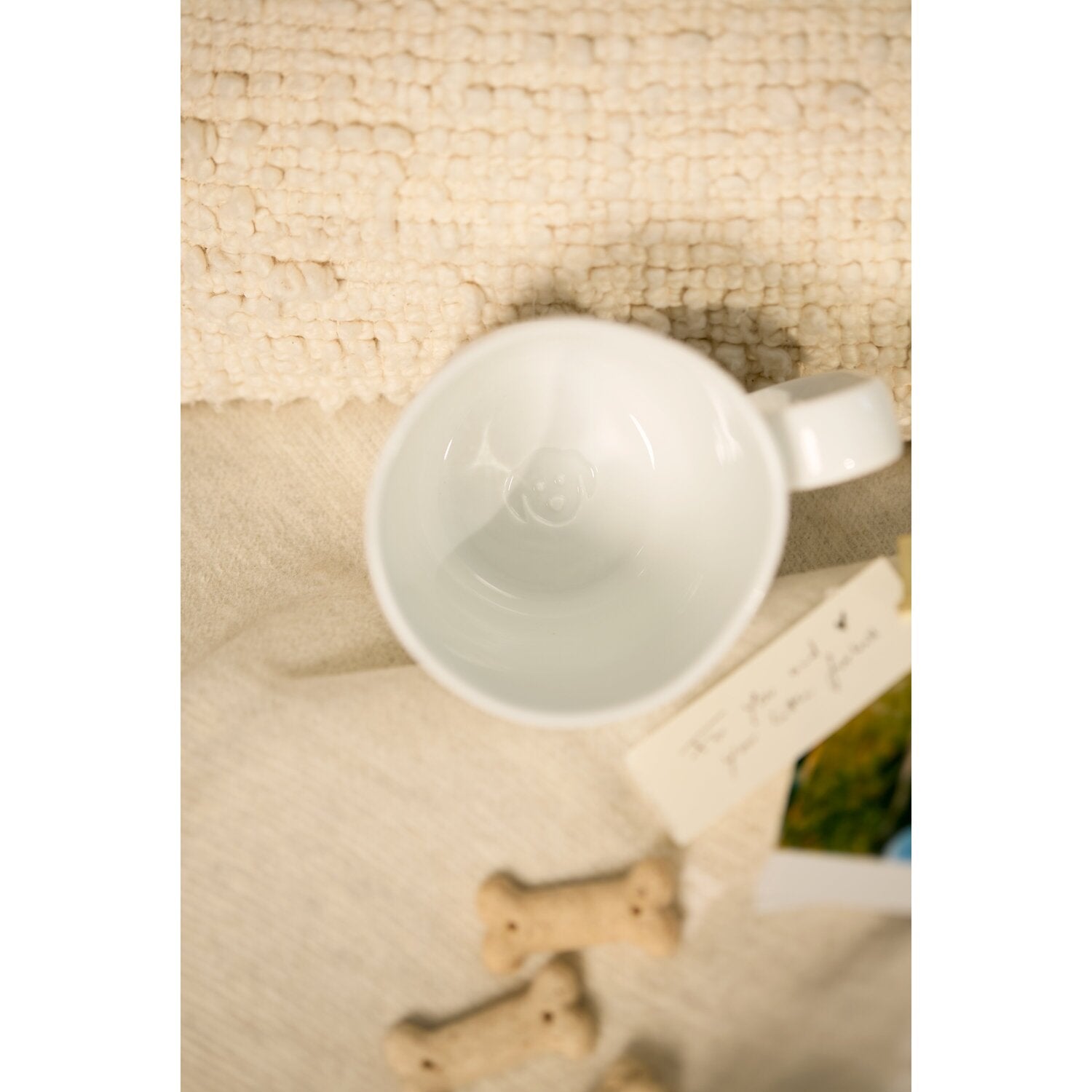 Tasse "Super Duo - Hund" - 12,7x9,4x10 cm (Weiß)